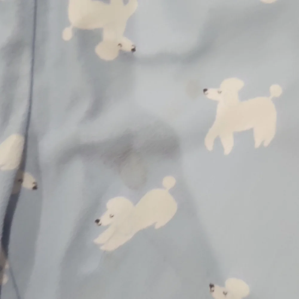 Carter's Cozy White and Blue Poodle Design Pajama Set
